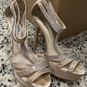 Steve Madden Heels, sparkles and light pink